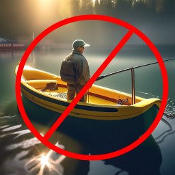 Лодка запрещена